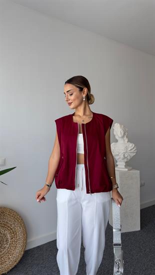 Yores Massi Model Bordo Yelek