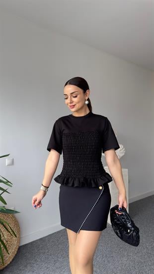Lingea Gipeli Siyah Tshirt