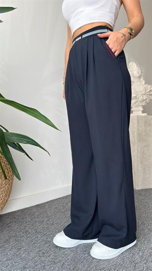 Dream Bel Yazı Detaylı Lacivert Pantolon