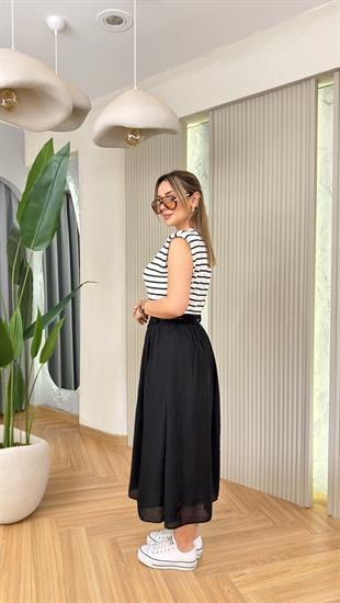 Frans Çift Parça Görünümlü Tws Model Elbise (ÖN SİPARİŞ ÜRÜNÜ)
