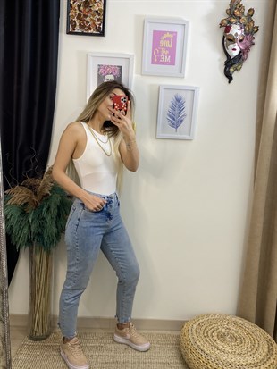 Alttan Çıtçıtlı Bodysuit