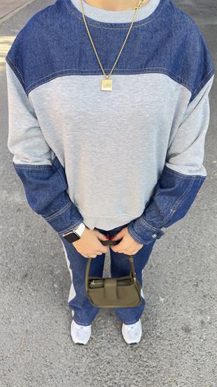 Jean Detaylı Zra Model Eşofman Takımı