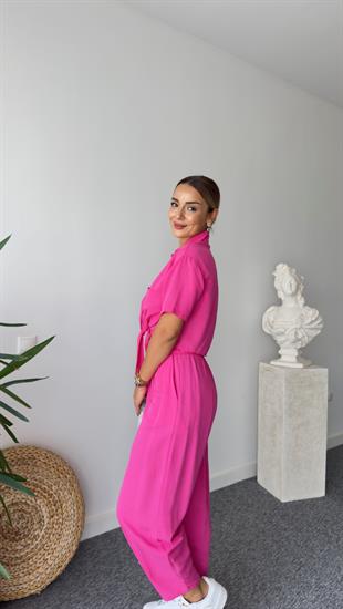 Lamo Bağlama Detaylı Gömlek Pantolon Takım