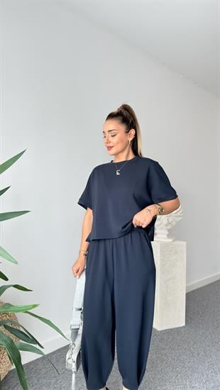 Premium Modal Füme Şalvar Pantolon Takım