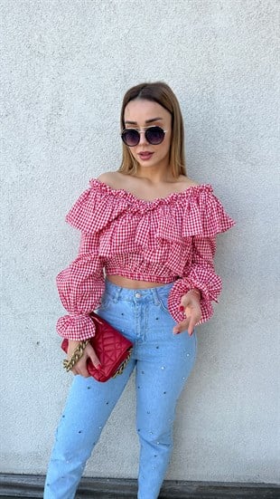 Pötikare Fırfırlı Bluz