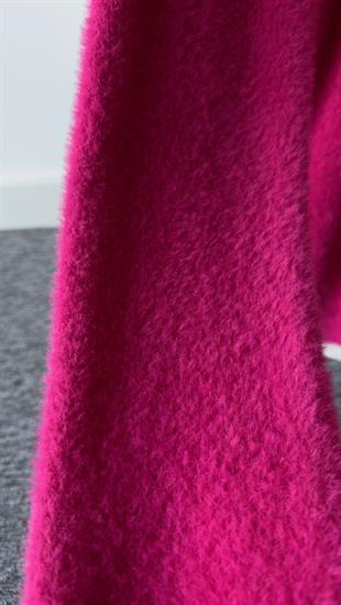 Yumoş Taş Düğmeli Pembe Hırka