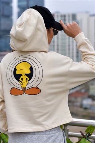 Tweety Baskılı Sweatshirt