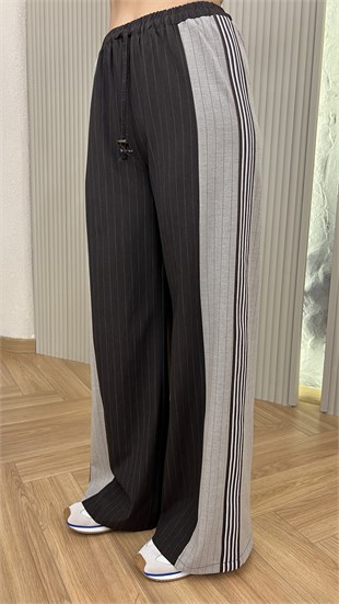 Niels Çift Renkli Şeritli Pantolon