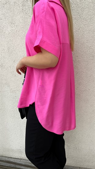 İpekyol Model Fuşya Basic Bluz