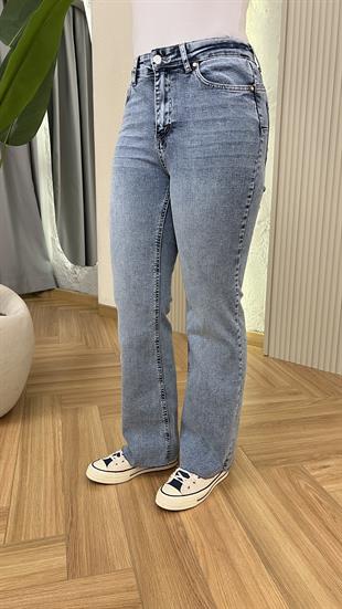 Mavi Kar Yıkama Push Up Etkili Jean