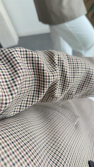 Lernin Orj Model Ekose Blazer Ceket