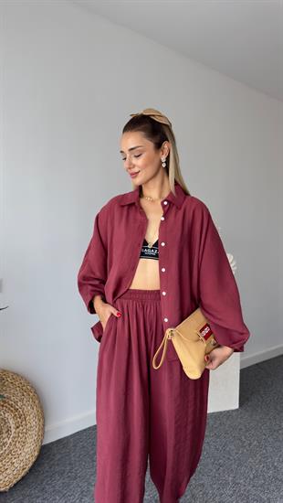 Nina Tensel Bordo İkili Takım