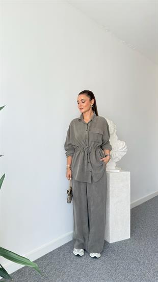 Haki Orena Bel Büzgülü Tensel Takım 