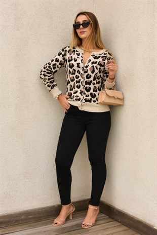 Siyah Likralı Skinny Jean