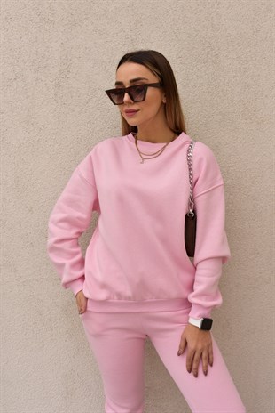 Şardonlu Pembe Basic Takım