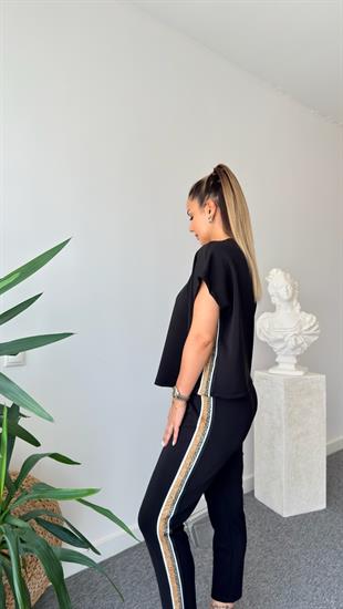 Siyah Ober Sim Şertili  Modal Takım