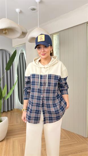 Miller Ekose Garnili Ekru Modal Takım