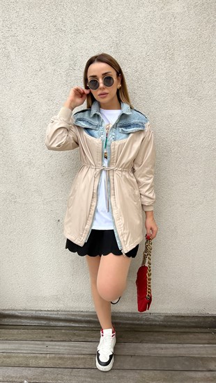 Kot Garnili Tasarım Trençkot