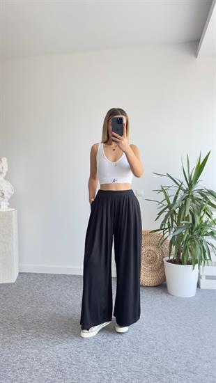 Premıum Oys Model Siyah Pileli Pantolon