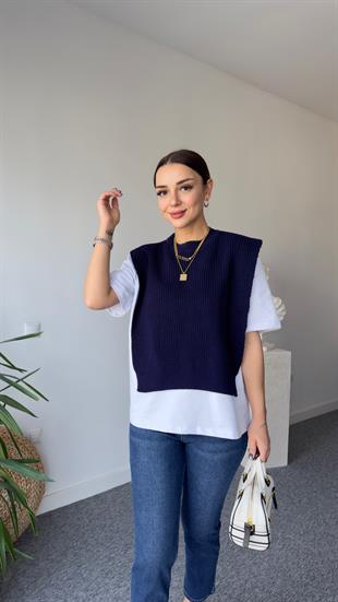 Zra Model Süveter Detaylı Bluz