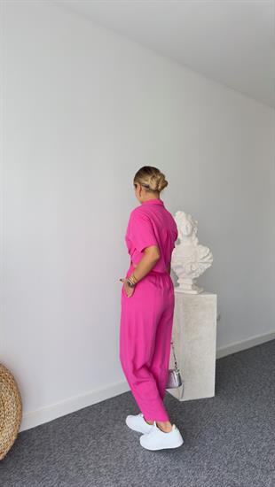 Lamo Bağlama Detaylı Gömlek Pantolon Takım