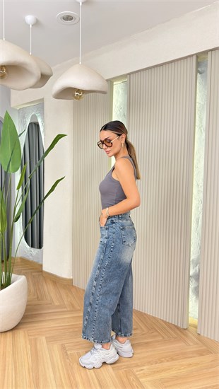 Tidera Dikiş Detaylı Balon Jean(ÖN SİPARİŞ ÜRÜNÜ)