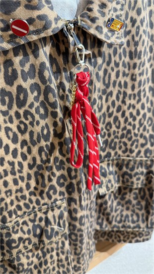 Aksesuar Detaylı Leopar Desen Ceket ( ÖN SİPARİŞ ÜRÜNÜ )