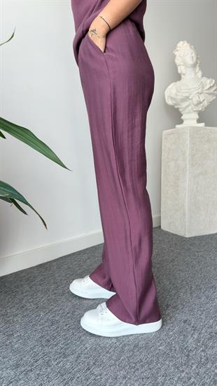 Mürdüm Elyor Tensel Bluz Pantolon Takım