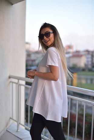 Arkası Poplin Detaylı Orijinal Bluz