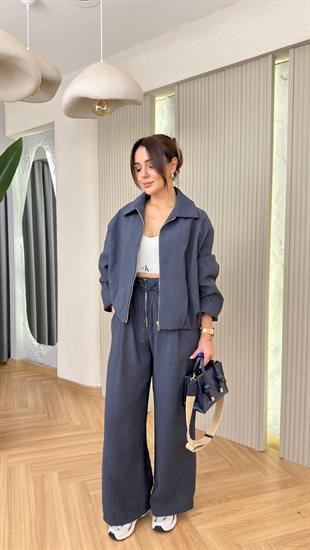 Charlo Lacivert Pantolon Ceket Takım