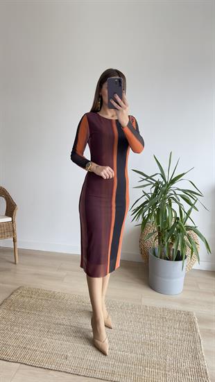 Zra Model Renk Geçişli Batik Elbise 