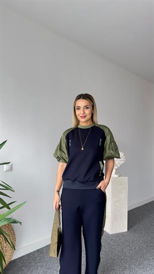 Yeşil Paraşüt Detaylı Tasarım Modal Takım