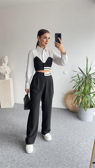 Senty Orj Model Şerit Detay Pantolon