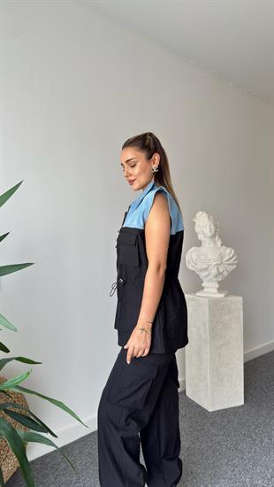 Julia Jean Garnili Paraşüt Yelek