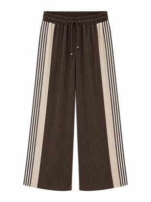 Niels Çift Renkli Şeritli Pantolon
