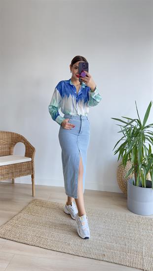 Bold Zra Model Batik Desen Gömlek