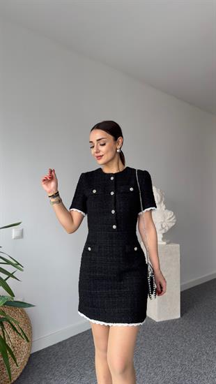 Orj Model Dantel Garnili Tüvit Elbise