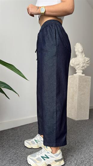 Balon Model Lacivert Denim Pantolon