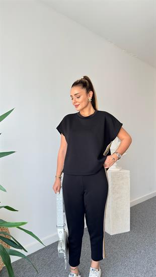 Siyah Ober Sim Şertili  Modal Takım