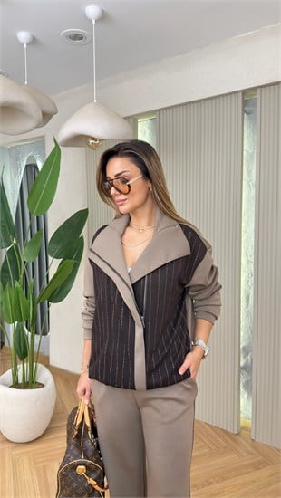 Pelsa Taş Detaylı Modal Takım