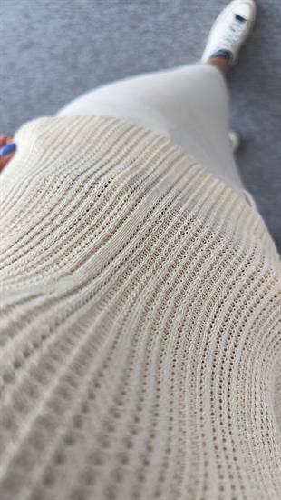 Kollar Poplin Detay Bej Orj Model Bluz