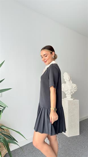Viera Pileli Oys Modal Elbise 