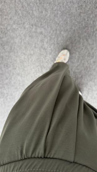 Haki Pile Detaylı Oys Pantolon