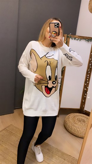 Jerry Baskılı Triko