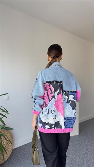 Livre Renkli Baskı Detay Tasarım Ceket