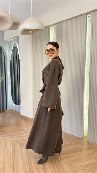 Kahve Lucile Premium Tensel İkili Takım