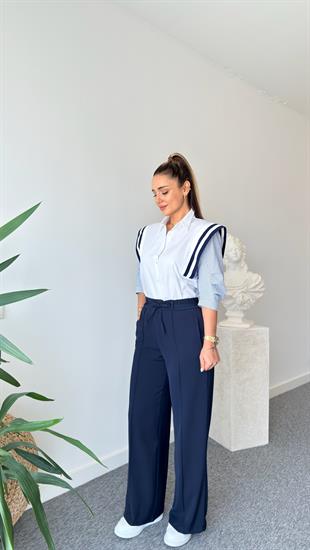 Pref Ribanalı Beyaz Gömlek