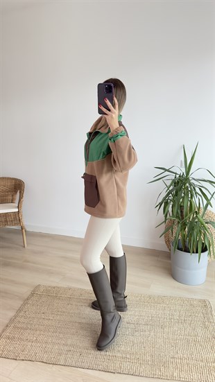 Paraşüt Garnili Polar Sweat