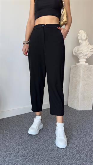 Crey Zra Model Siyah Kumaş Pantolon