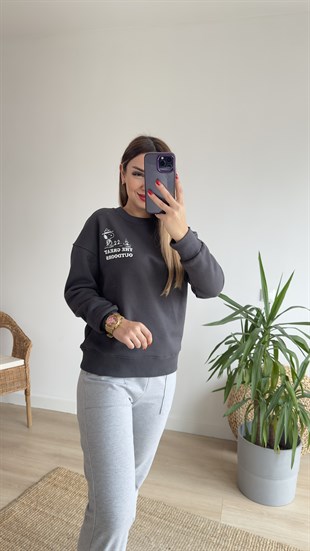 Snoopy Baskılı Sweatshirt
